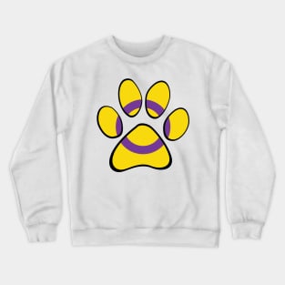 Intersex Pride Paw Crewneck Sweatshirt